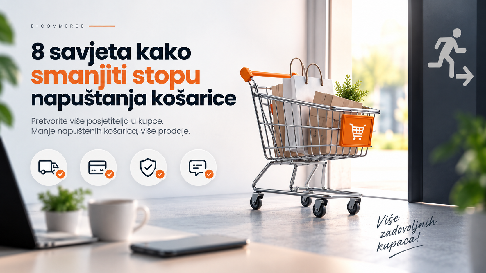 8 savjeta kako smanjiti stopu napuštanja košarice